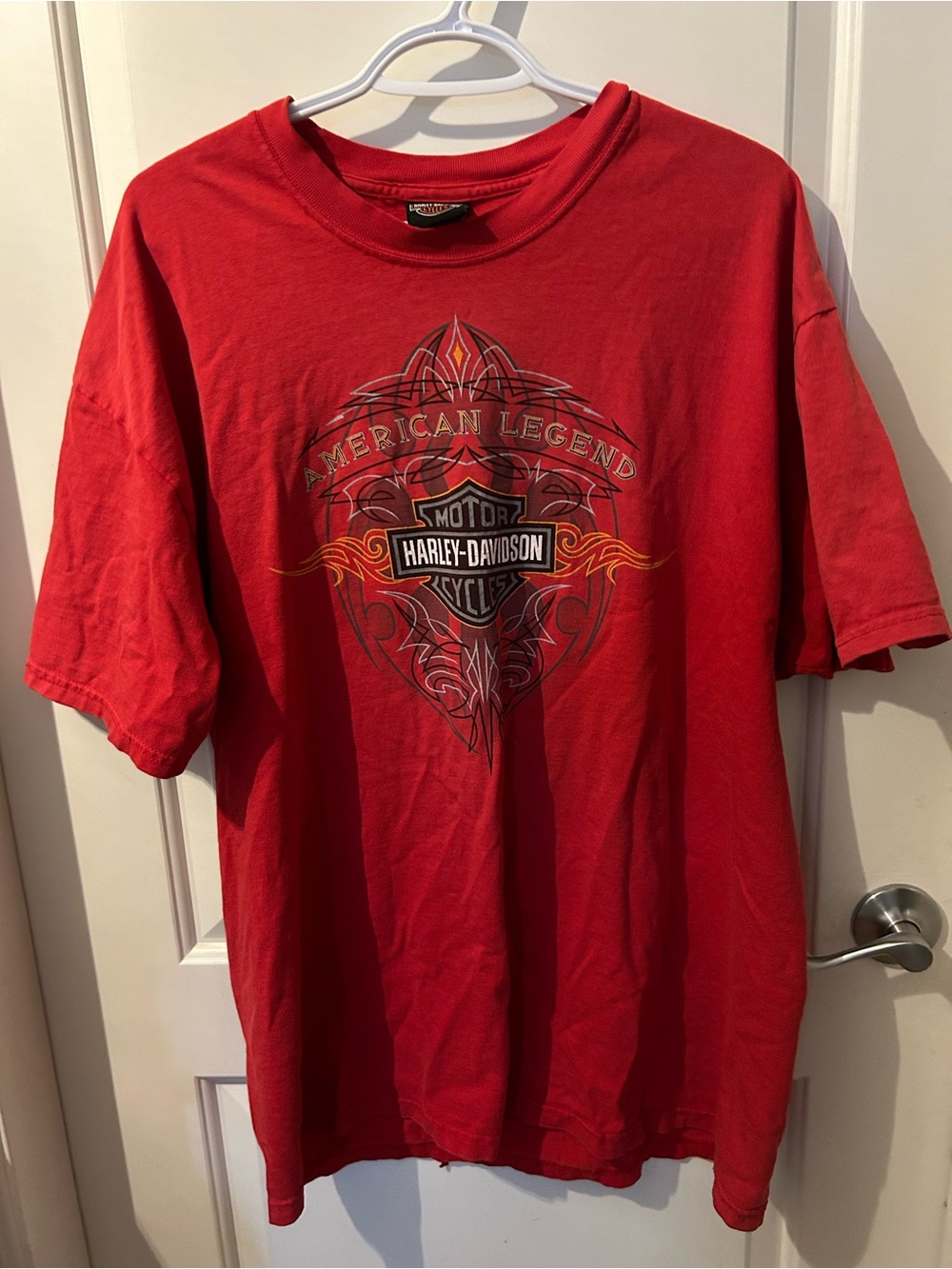 Harley-Davidson Men’s Red 'American Legend' Graphic Tee XL Redwoods